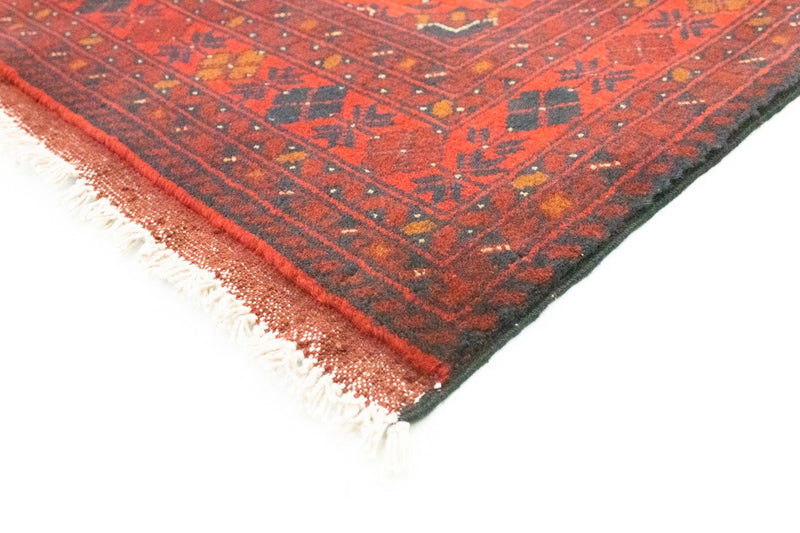 Afghan Teppich - Kunduz 142 x 103 cm - rot