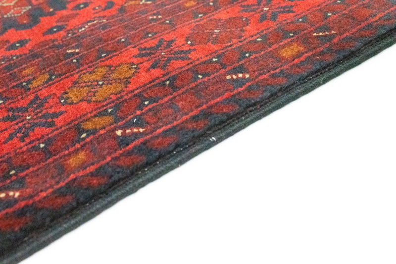 Afghan Teppich - Kunduz 142 x 103 cm - rot