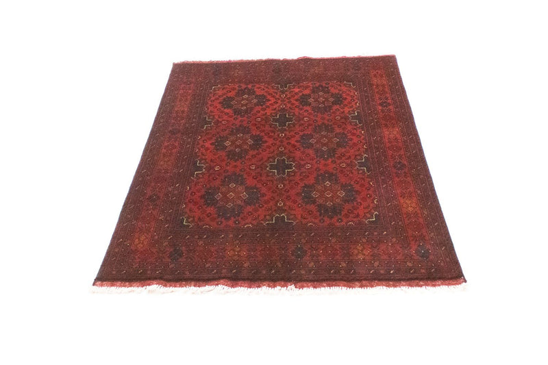 Afghan Teppich - Kunduz 142 x 103 cm - rot