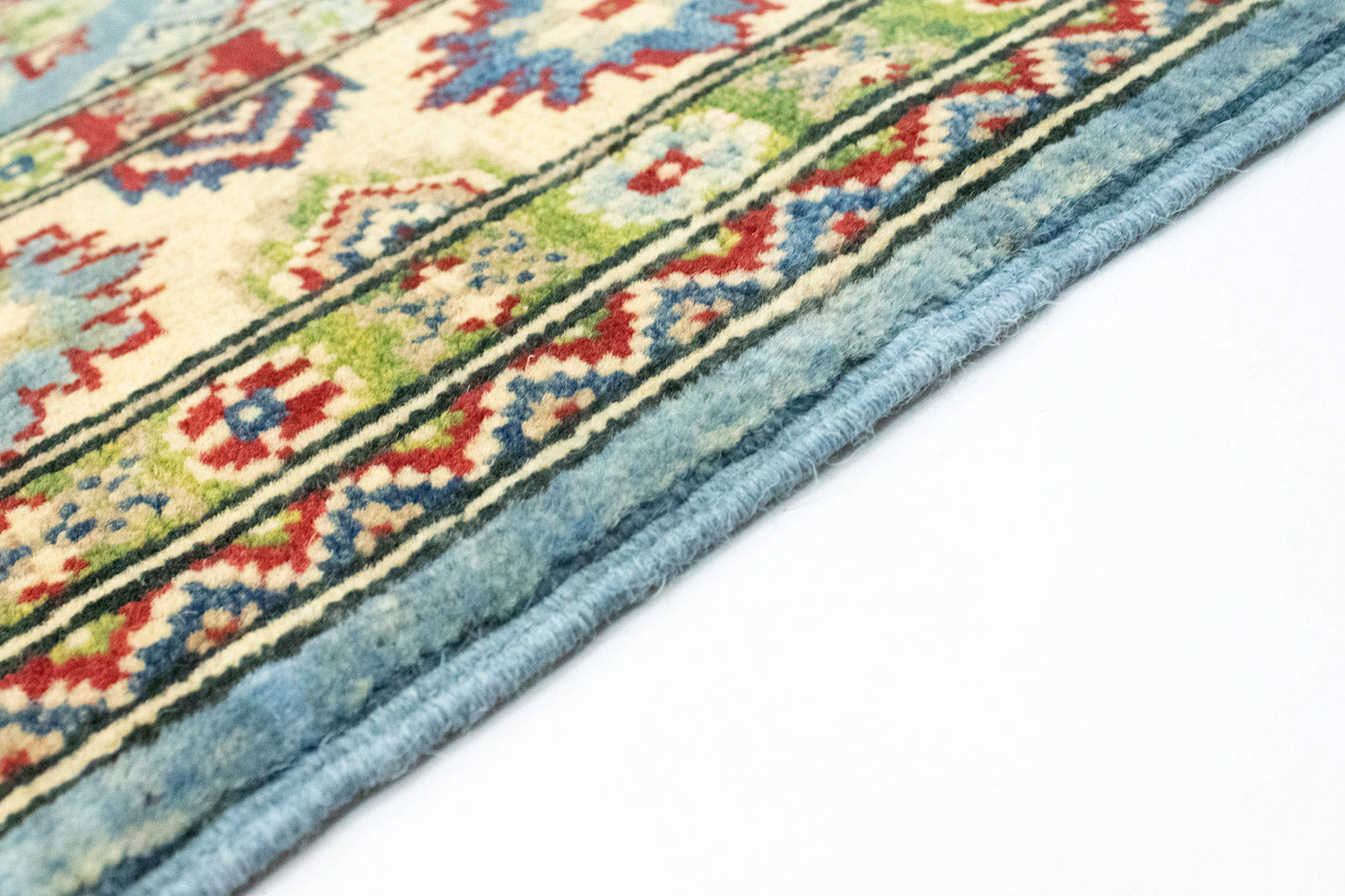 Ziegler Teppich - Kazak 183 x 118 cm - hellblau