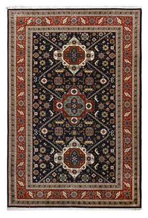 Perserteppich - Nomadic - 290 x 196 cm - rot