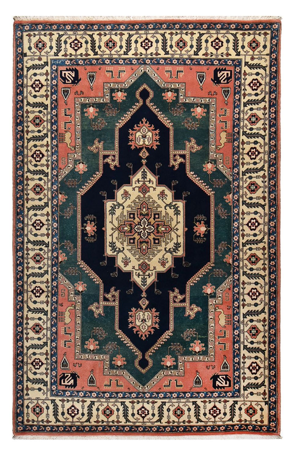 Perserteppich - Nomadic - 310 x 196 cm - hellrot
