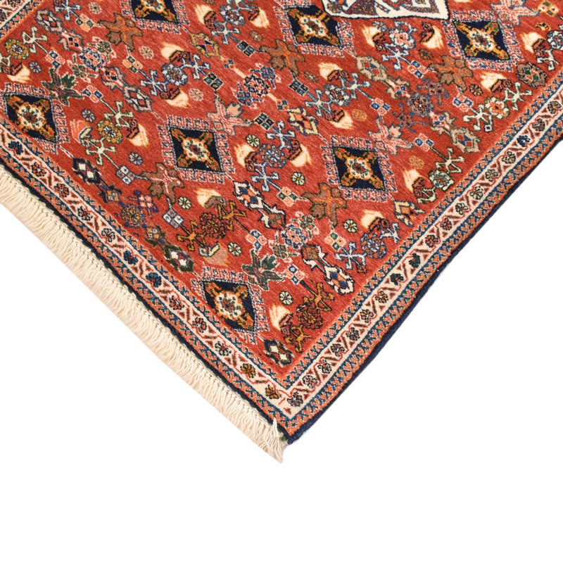 Gabbeh Teppich - Kaschkuli Perser - 88 x 61 cm - mehrfarbig