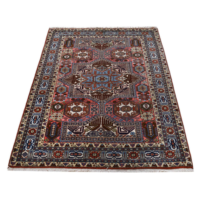 Perserteppich - Nomadic - 198 x 135 cm - mehrfarbig