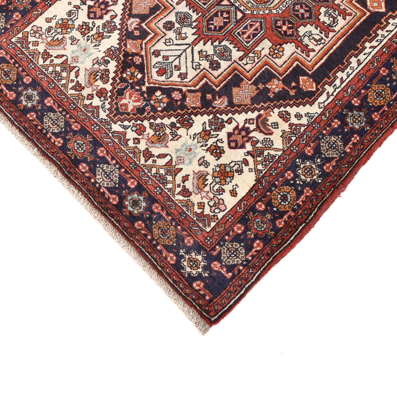 Perserteppich - Nomadic - 124 x 82 cm - terrakotta