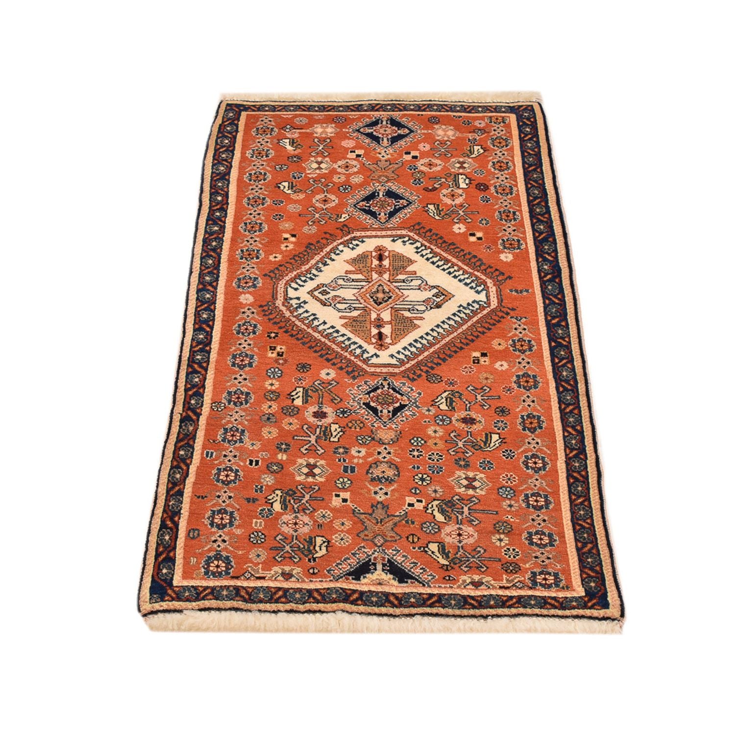 Perserteppich - Nomadic - 124 x 64 cm - orange