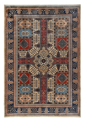 Perserteppich - Nomadic - 290 x 200 cm - dunkelrot