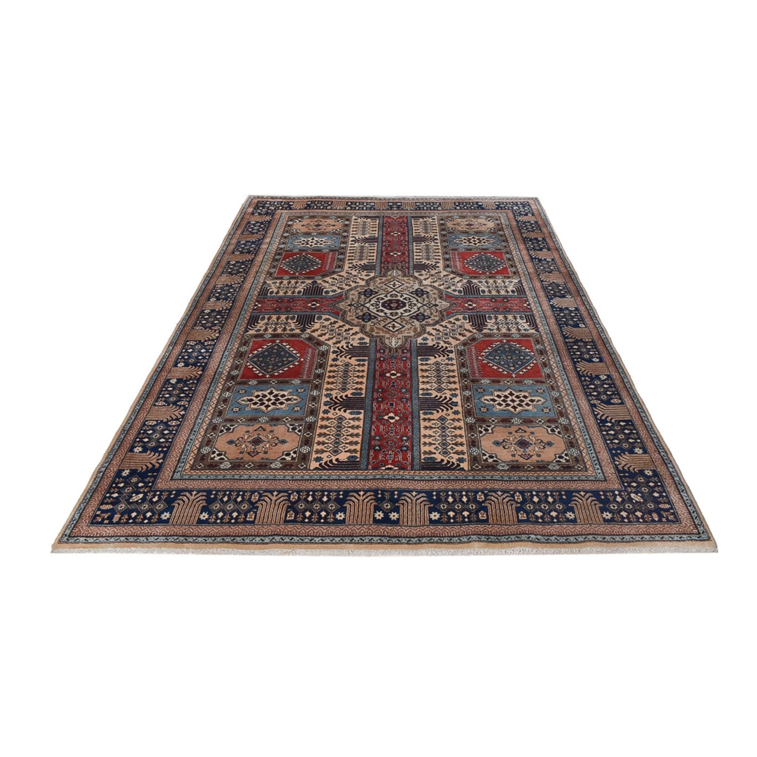 Perserteppich - Nomadic - 290 x 200 cm - dunkelrot