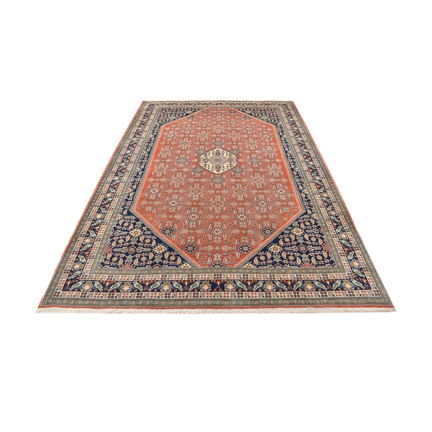 Gabbeh Teppich - Kaschkuli Perser - 306 x 203 cm - hellrot