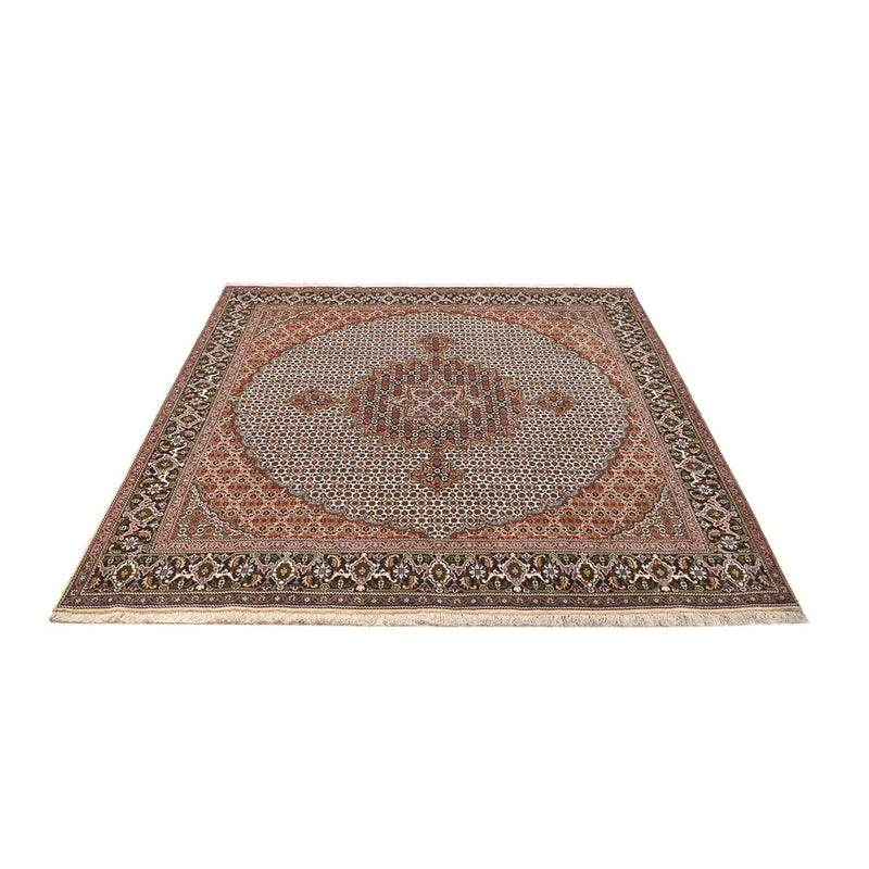 Perserteppich - Täbriz - Royal quadratisch  - 207 x 204 cm - braun