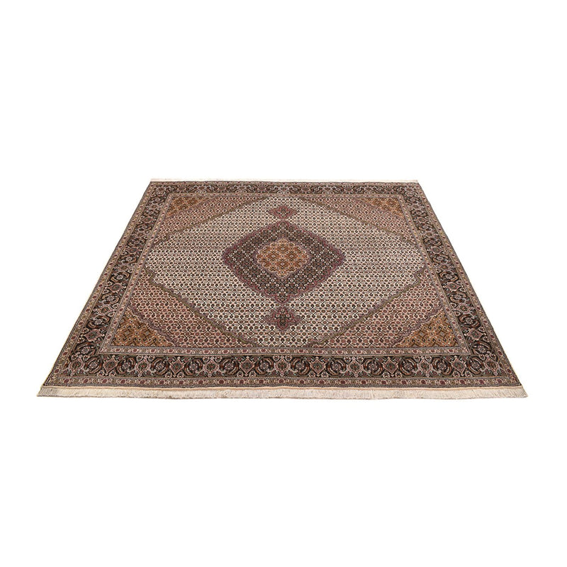 Perserteppich - Täbriz - Royal quadratisch  - 212 x 200 cm - braun