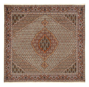 Perserteppich - Täbriz - Royal quadratisch  - 204 x 196 cm - braun