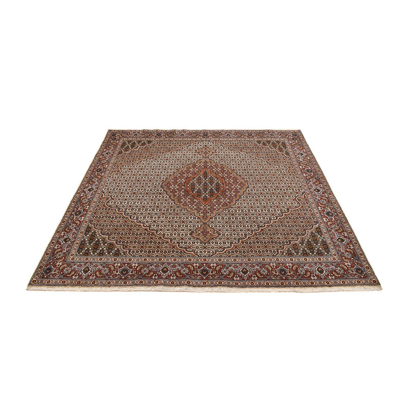 Perserteppich - Täbriz - Royal quadratisch  - 204 x 196 cm - braun