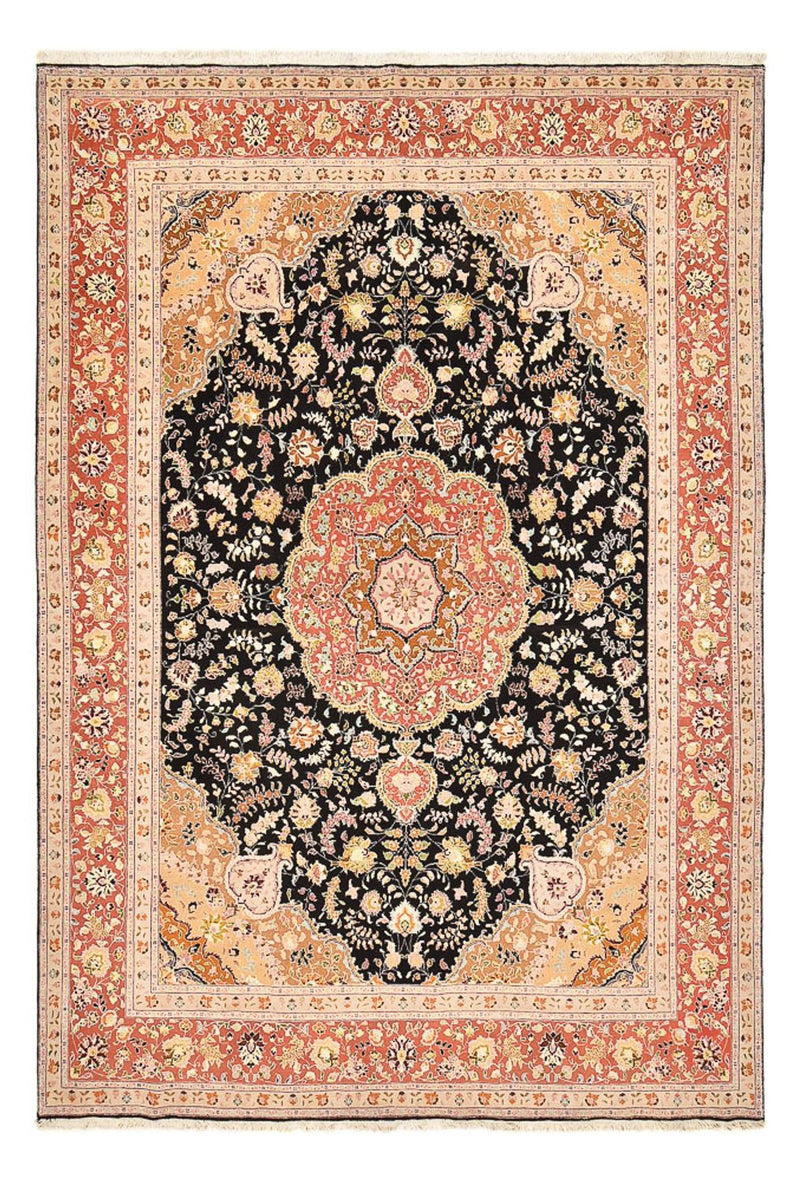 Perserteppich - Täbriz - Royal - 357 x 248 cm - dunkelblau