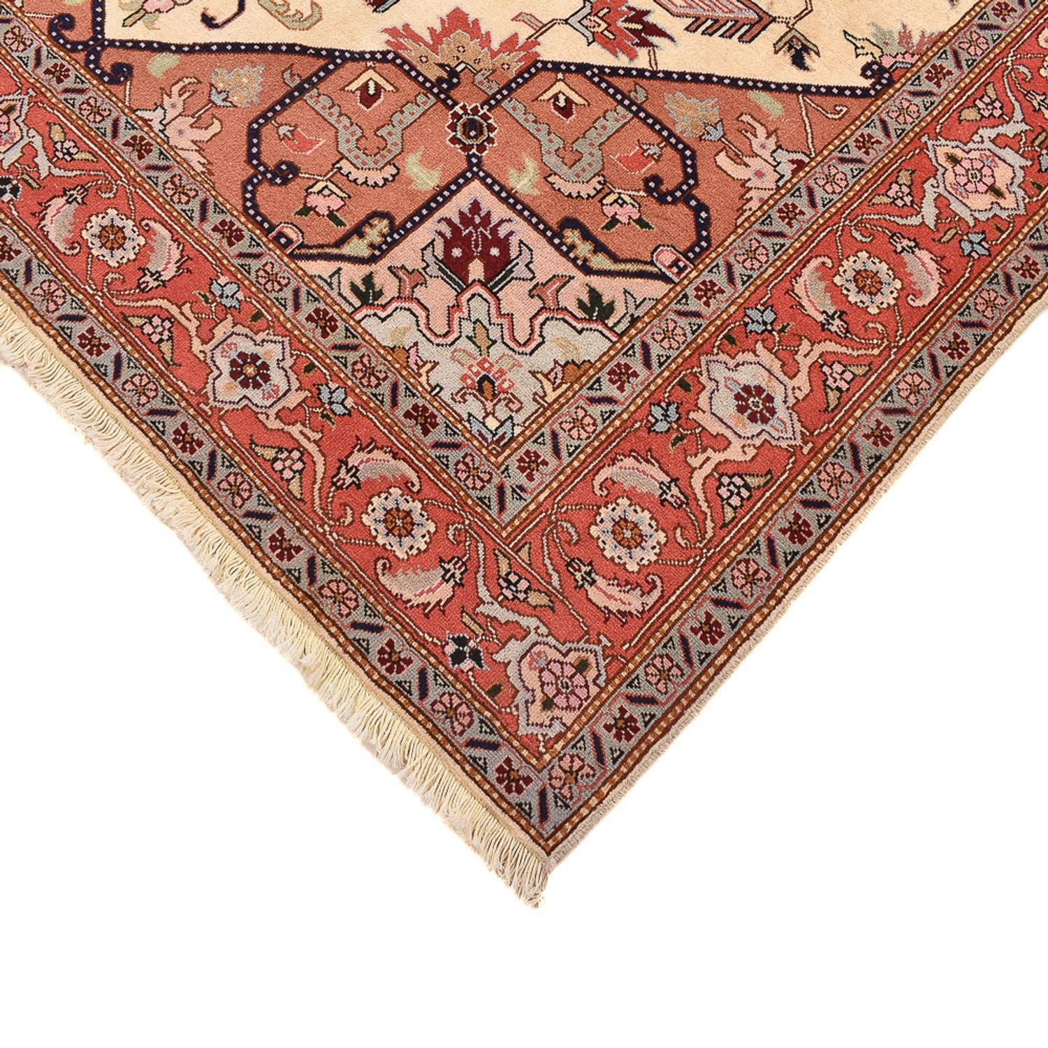 Perserteppich - Täbriz - Royal quadratisch  - 216 x 195 cm - creme