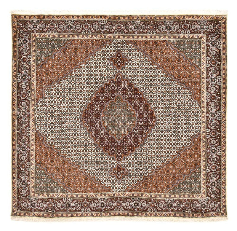 Perserteppich - Täbriz - Royal quadratisch  - 203 x 200 cm - sand