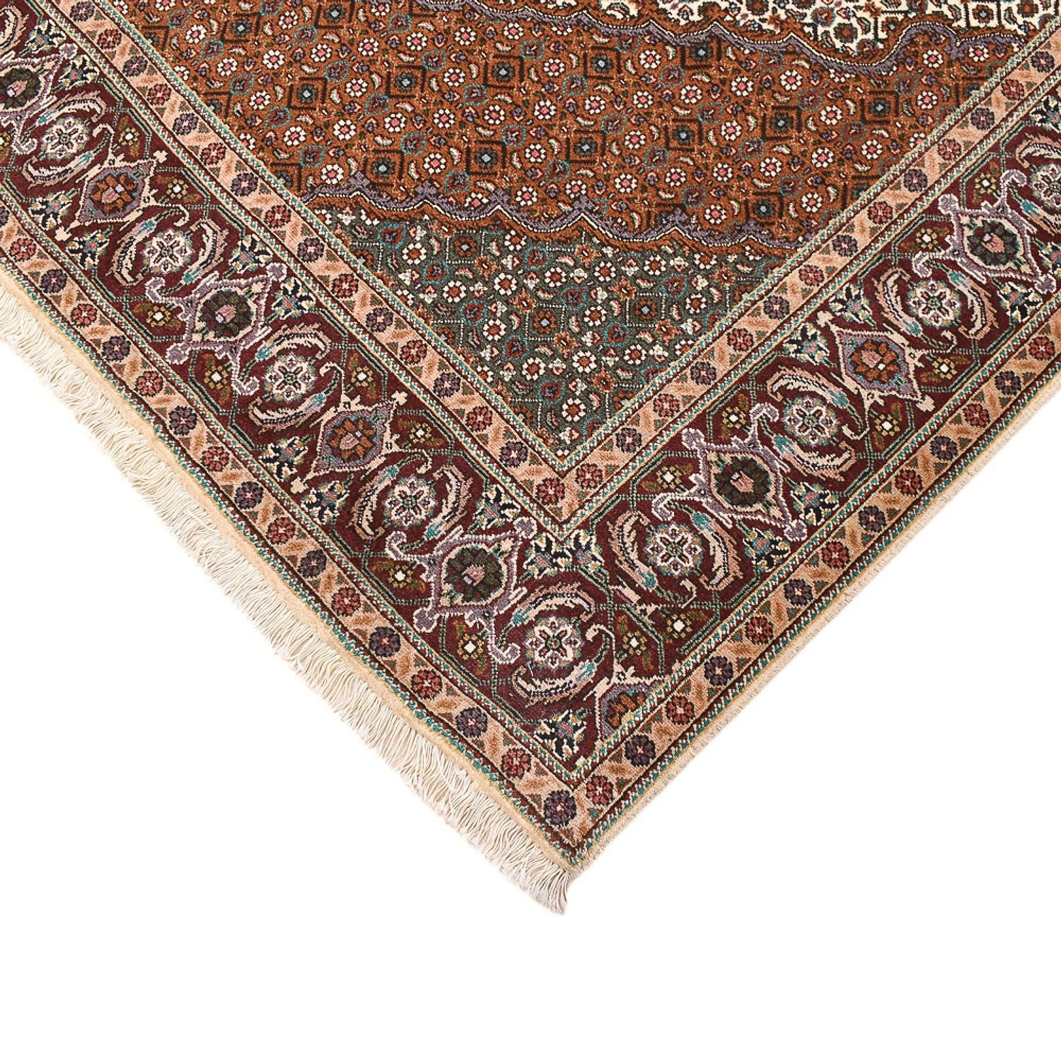 Perserteppich - Täbriz - Royal quadratisch  - 203 x 200 cm - sand