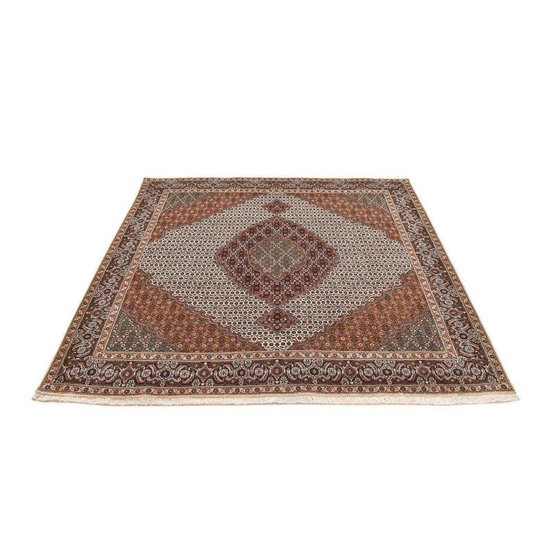 Perserteppich - Täbriz - Royal quadratisch  - 203 x 200 cm - sand