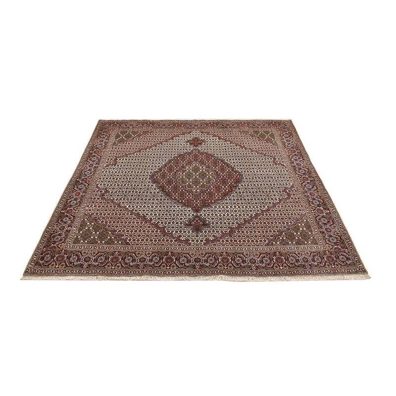 Perserteppich - Täbriz - Royal quadratisch  - 204 x 200 cm - braun