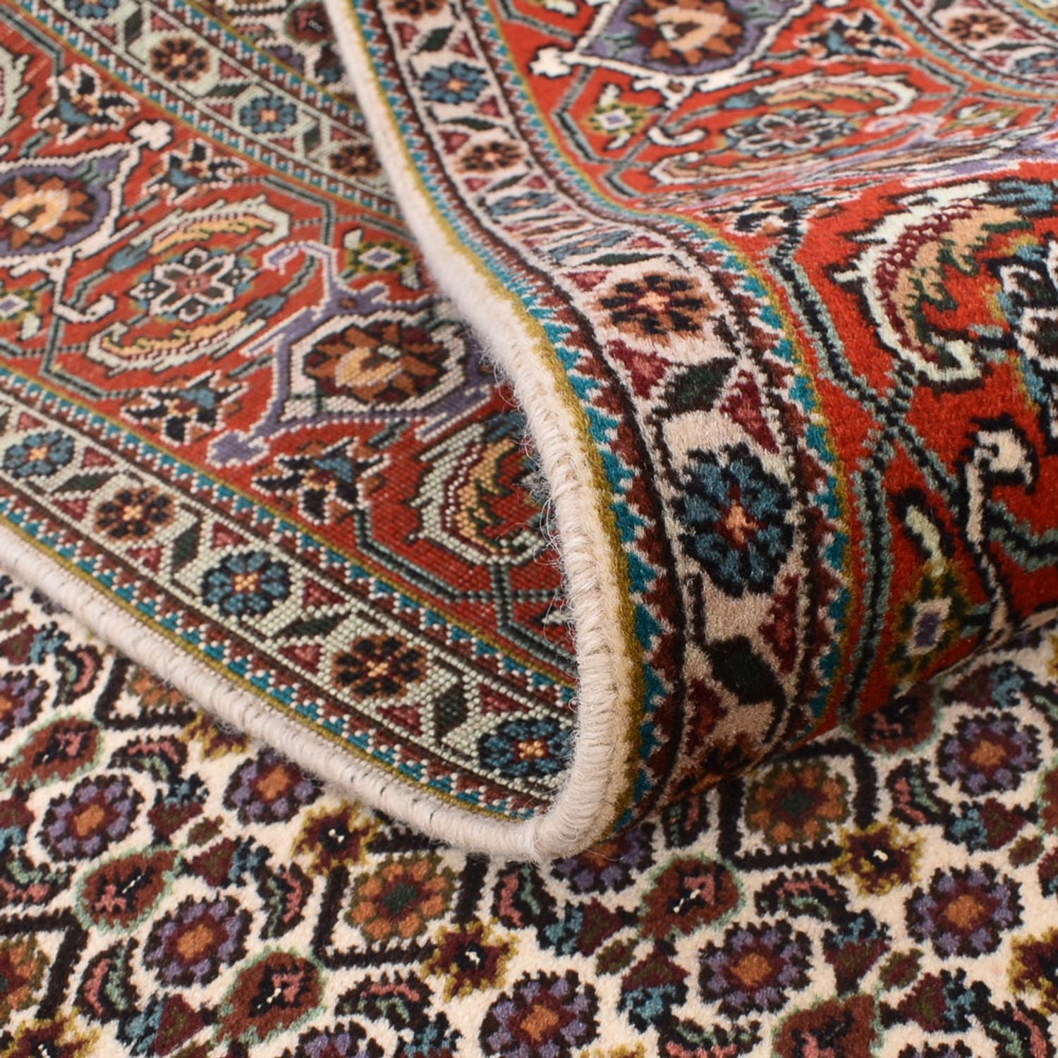 Perserteppich - Täbriz - Royal quadratisch  - 210 x 206 cm - rost