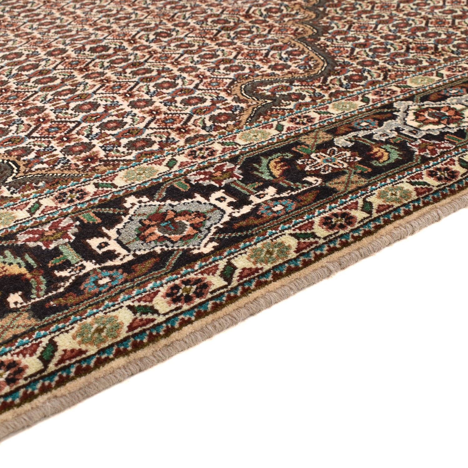 Perserteppich - Täbriz - Royal quadratisch  - 205 x 204 cm - braun