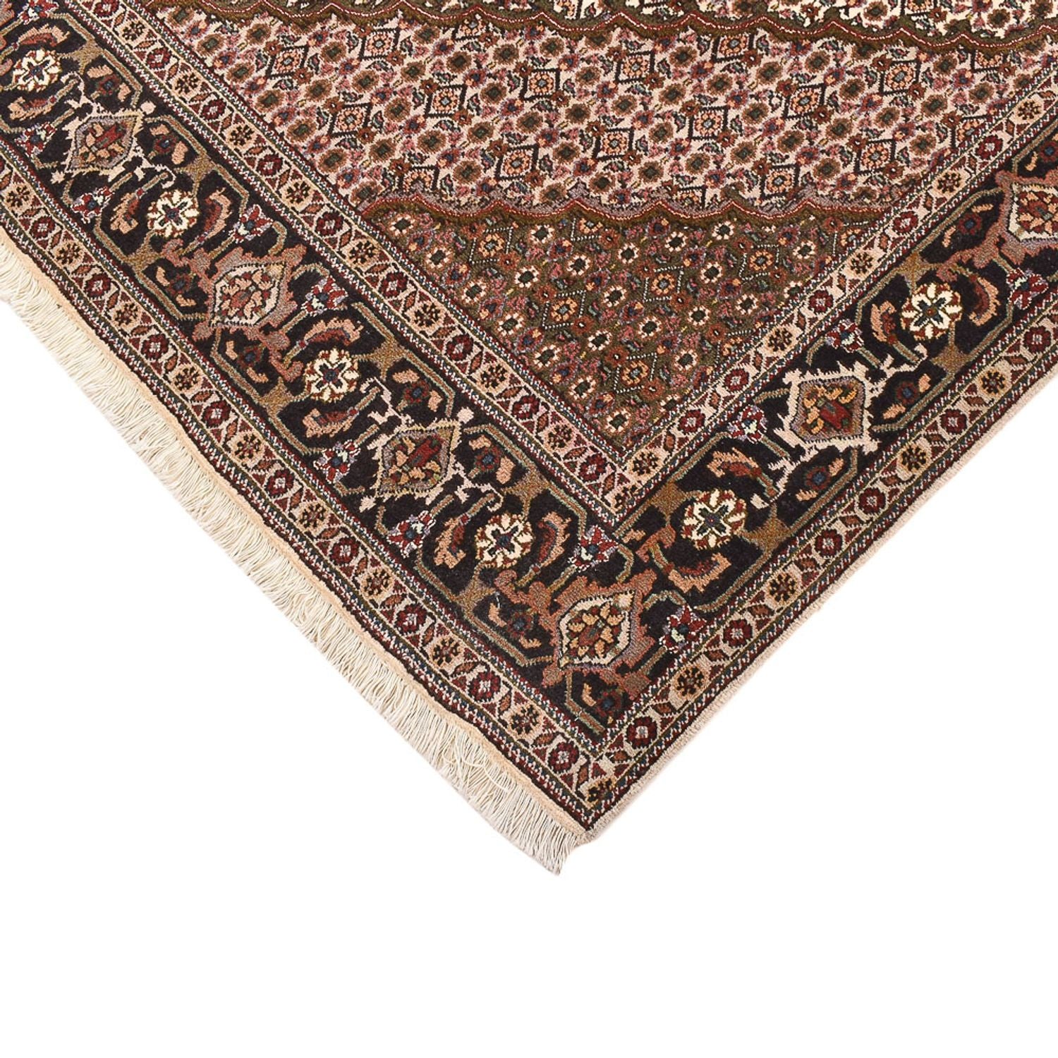 Perserteppich - Täbriz - Royal quadratisch  - 206 x 202 cm - hellbraun