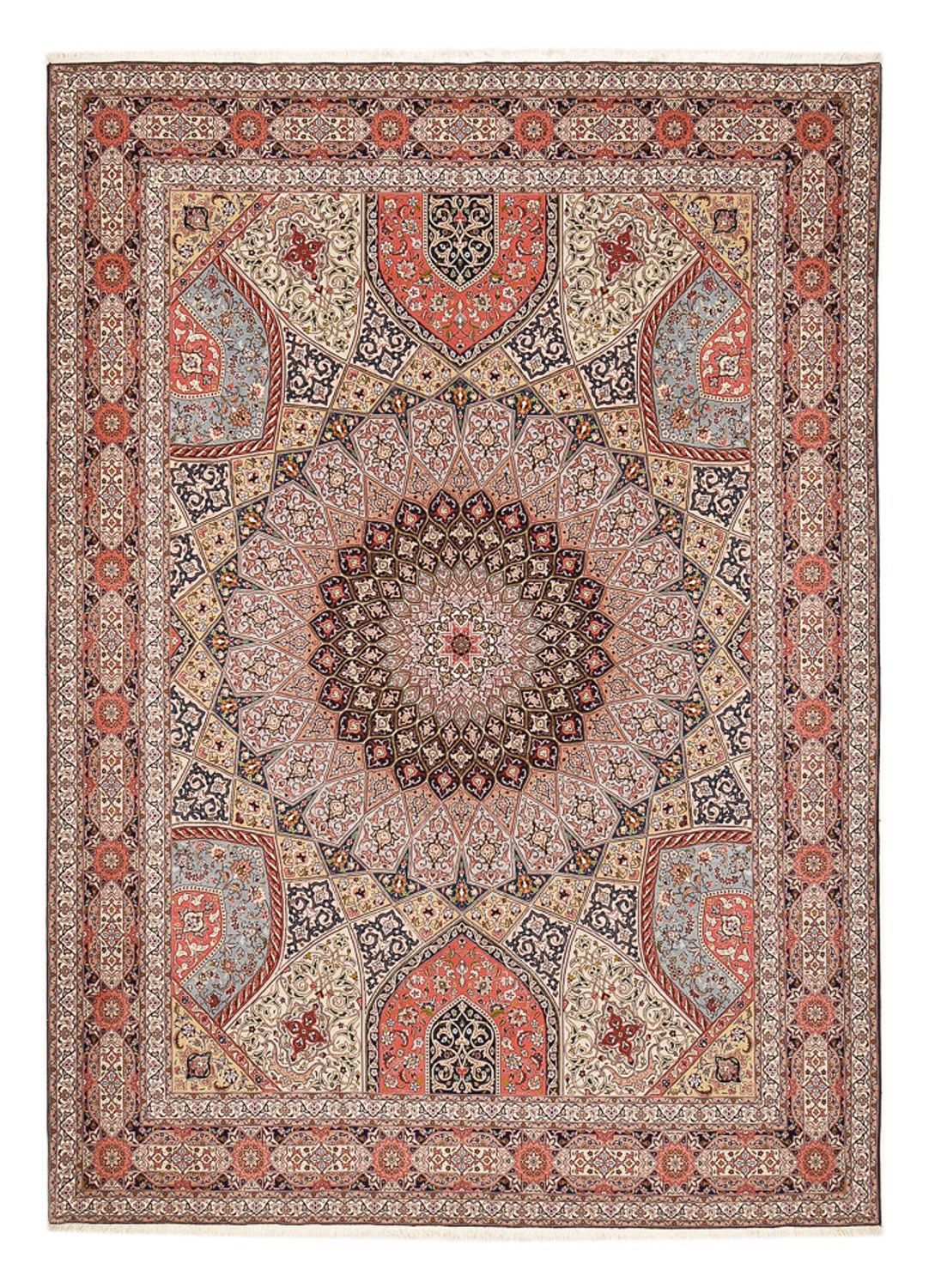 Perserteppich - Täbriz - Royal - 413 x 305 cm - terrakotta