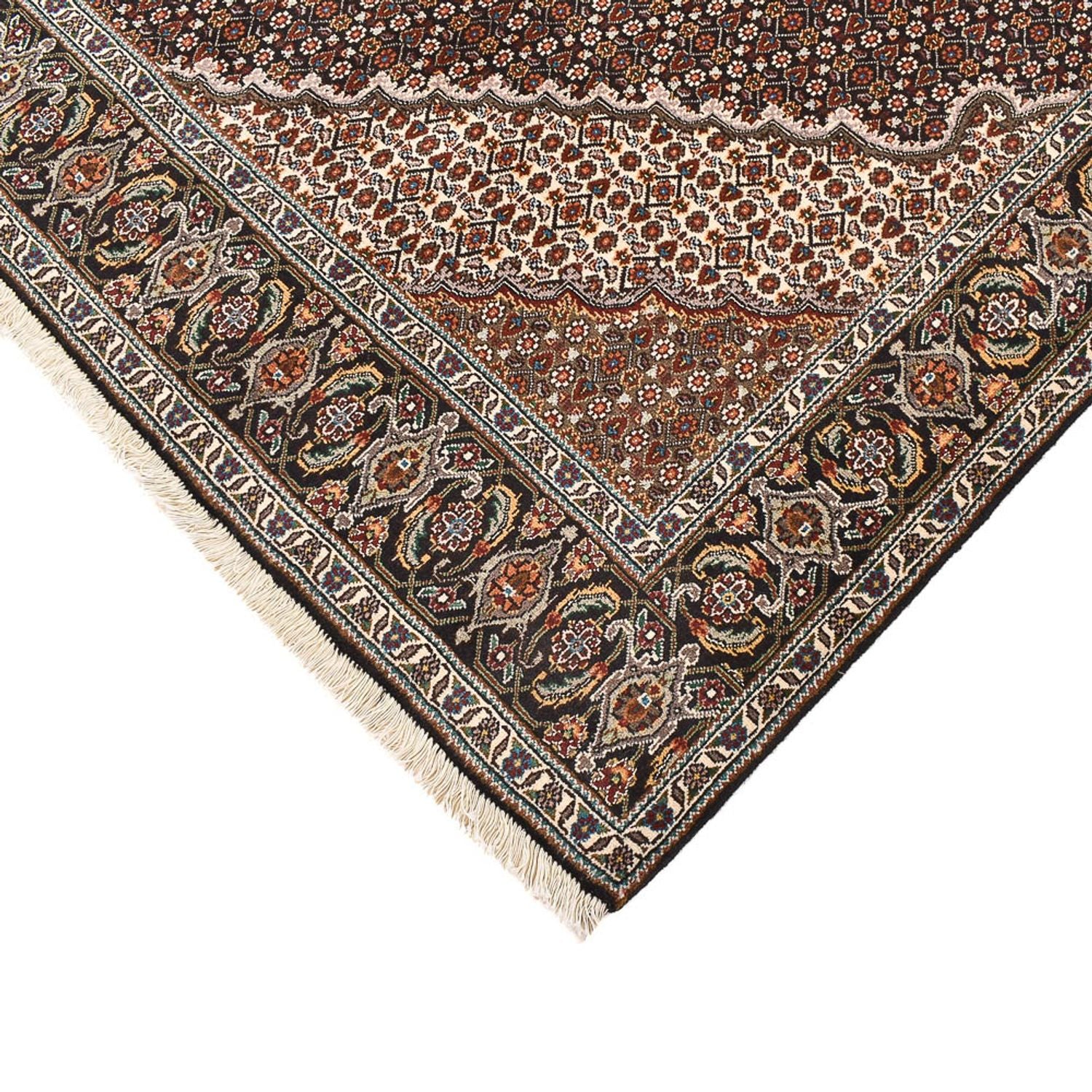 Perserteppich - Täbriz - Royal quadratisch  - 207 x 205 cm - braun