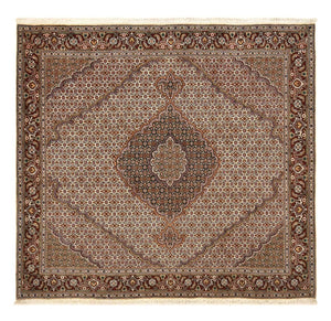 Perserteppich - Täbriz - Royal quadratisch  - 204 x 198 cm - braun