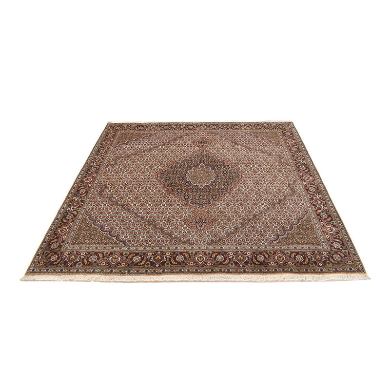 Perserteppich - Täbriz - Royal quadratisch  - 204 x 198 cm - braun
