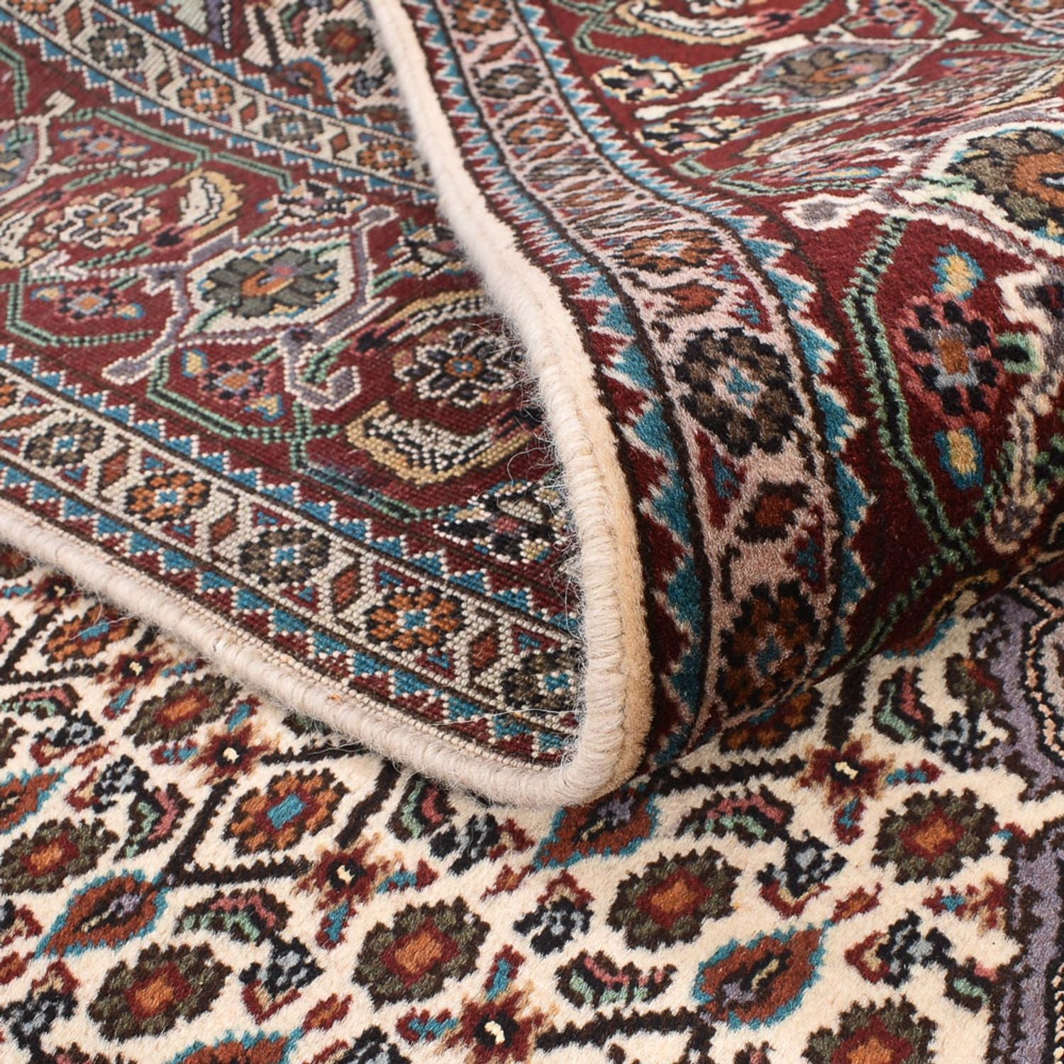 Perserteppich - Täbriz - Royal quadratisch  - 205 x 202 cm - braun