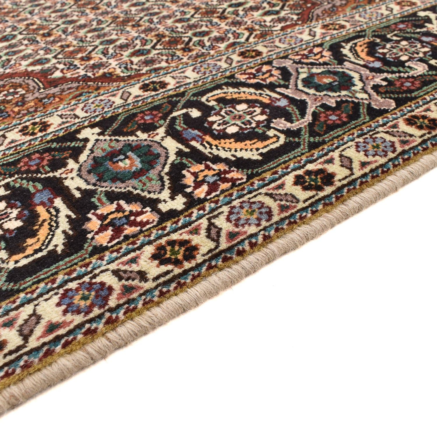 Perserteppich - Täbriz - Royal quadratisch  - 206 x 202 cm - hellbraun