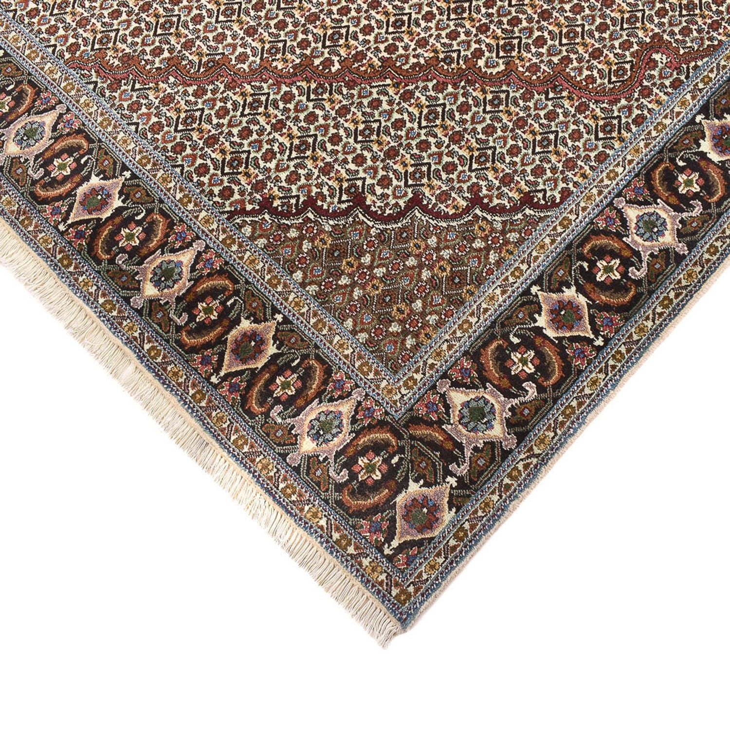Perserteppich - Täbriz - Royal quadratisch  - 200 x 200 cm - braun