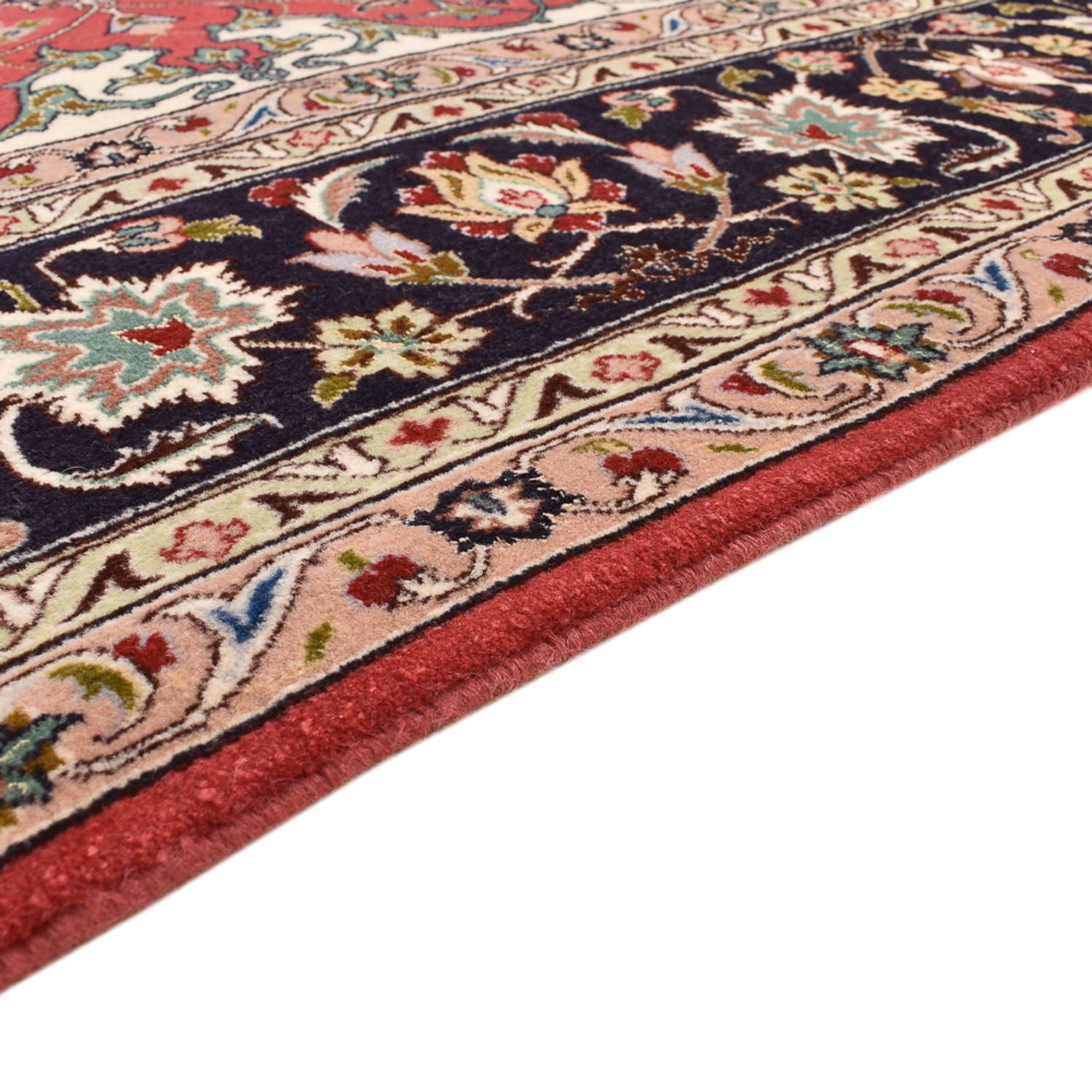 Perserteppich - Täbriz - Royal quadratisch  - 204 x 200 cm - rot