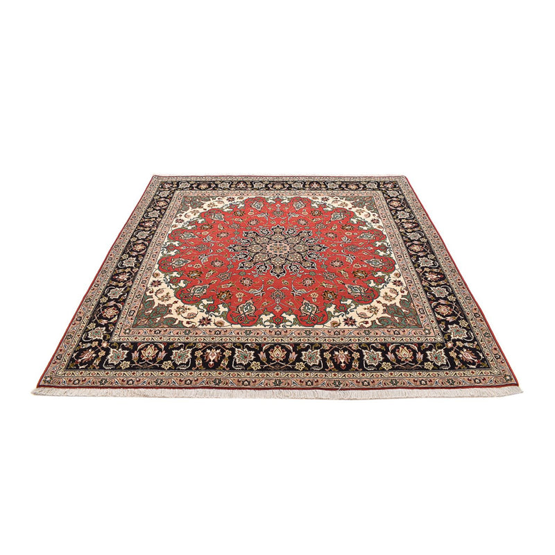 Perserteppich - Täbriz - Royal quadratisch  - 204 x 200 cm - rot