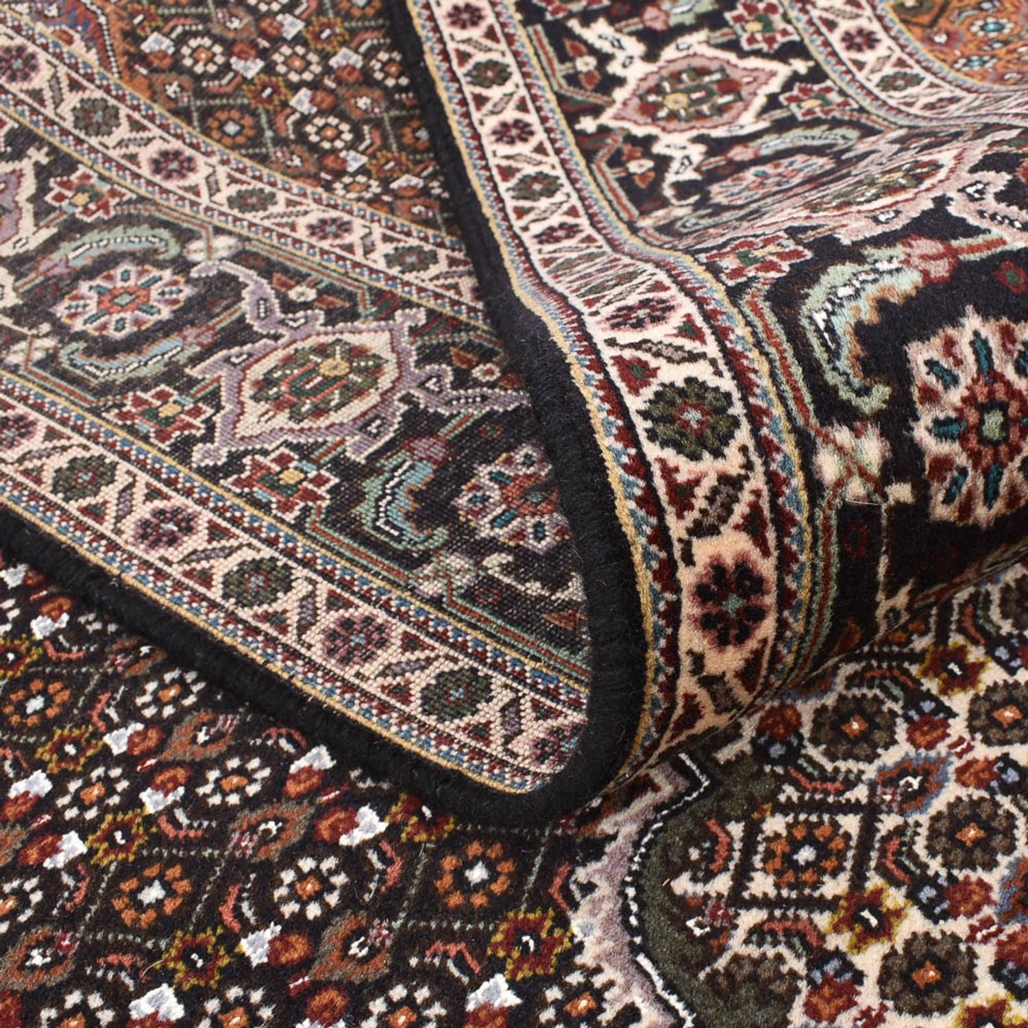 Perserteppich - Täbriz - Royal quadratisch  - 203 x 203 cm - braun