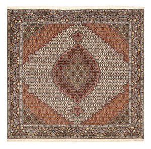 Perserteppich - Täbriz - Royal quadratisch  - 203 x 199 cm - mehrfarbig