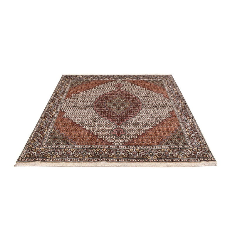 Perserteppich - Täbriz - Royal quadratisch  - 203 x 199 cm - mehrfarbig