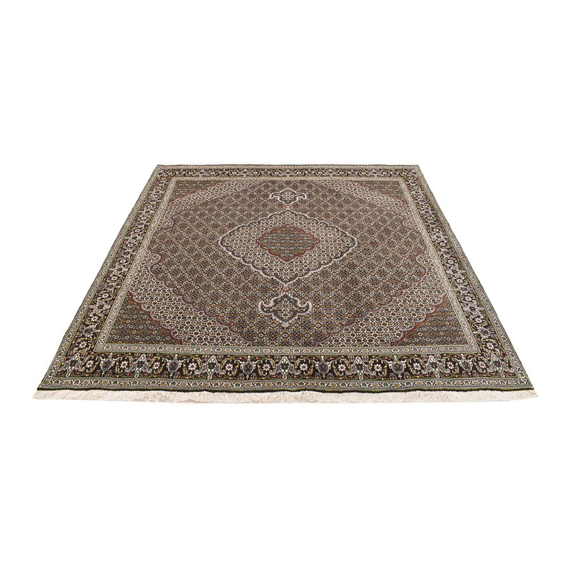 Perserteppich - Täbriz - Royal quadratisch  - 201 x 200 cm - braun