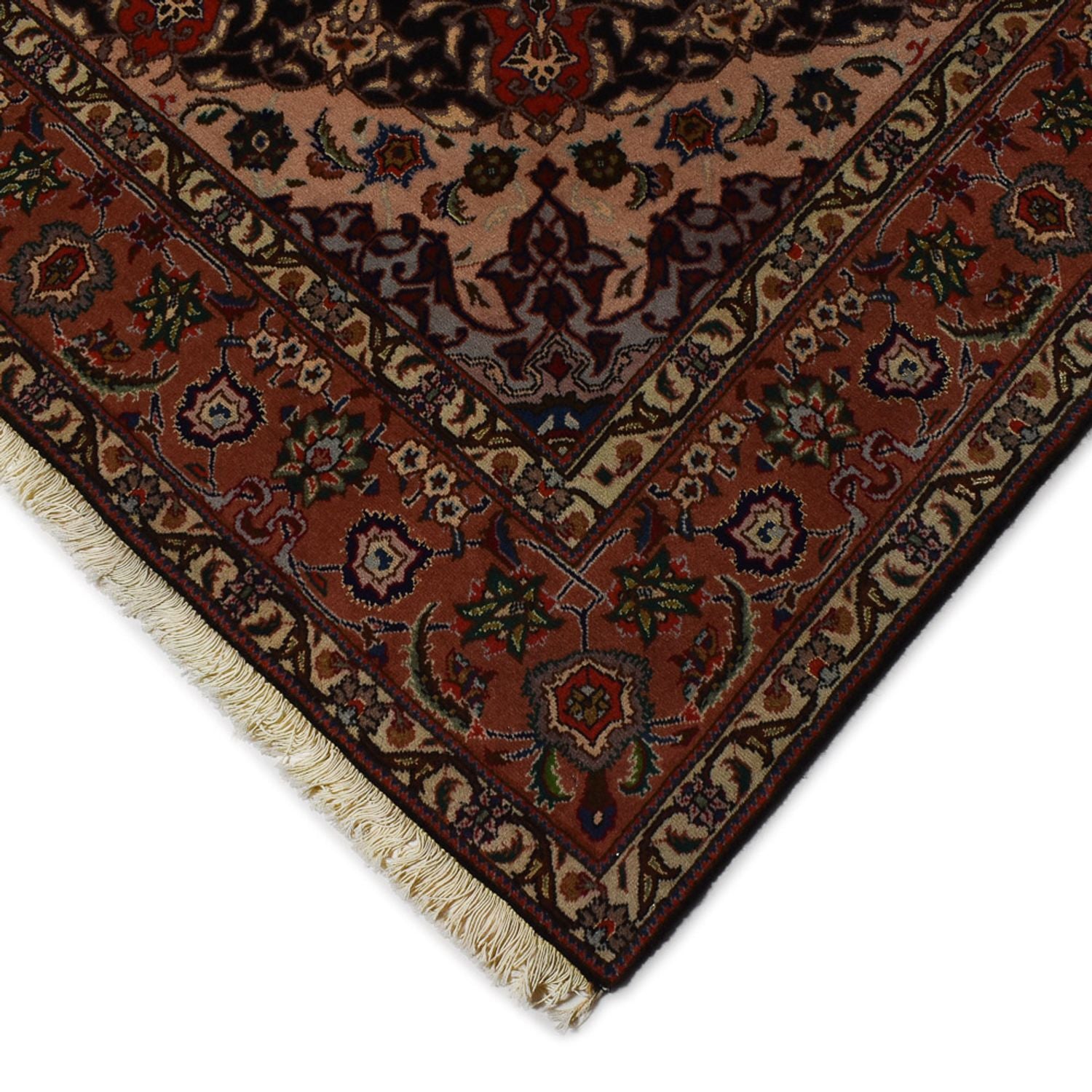 Perserteppich - Täbriz - Royal - 308 x 201 cm - dunkelblau