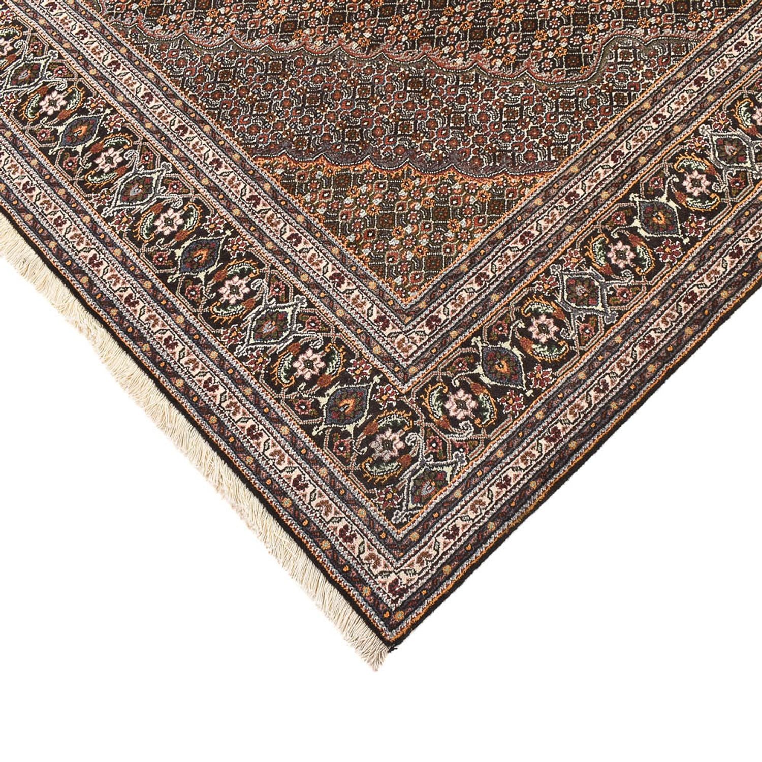Perserteppich - Täbriz - Royal quadratisch  - 212 x 198 cm - braun