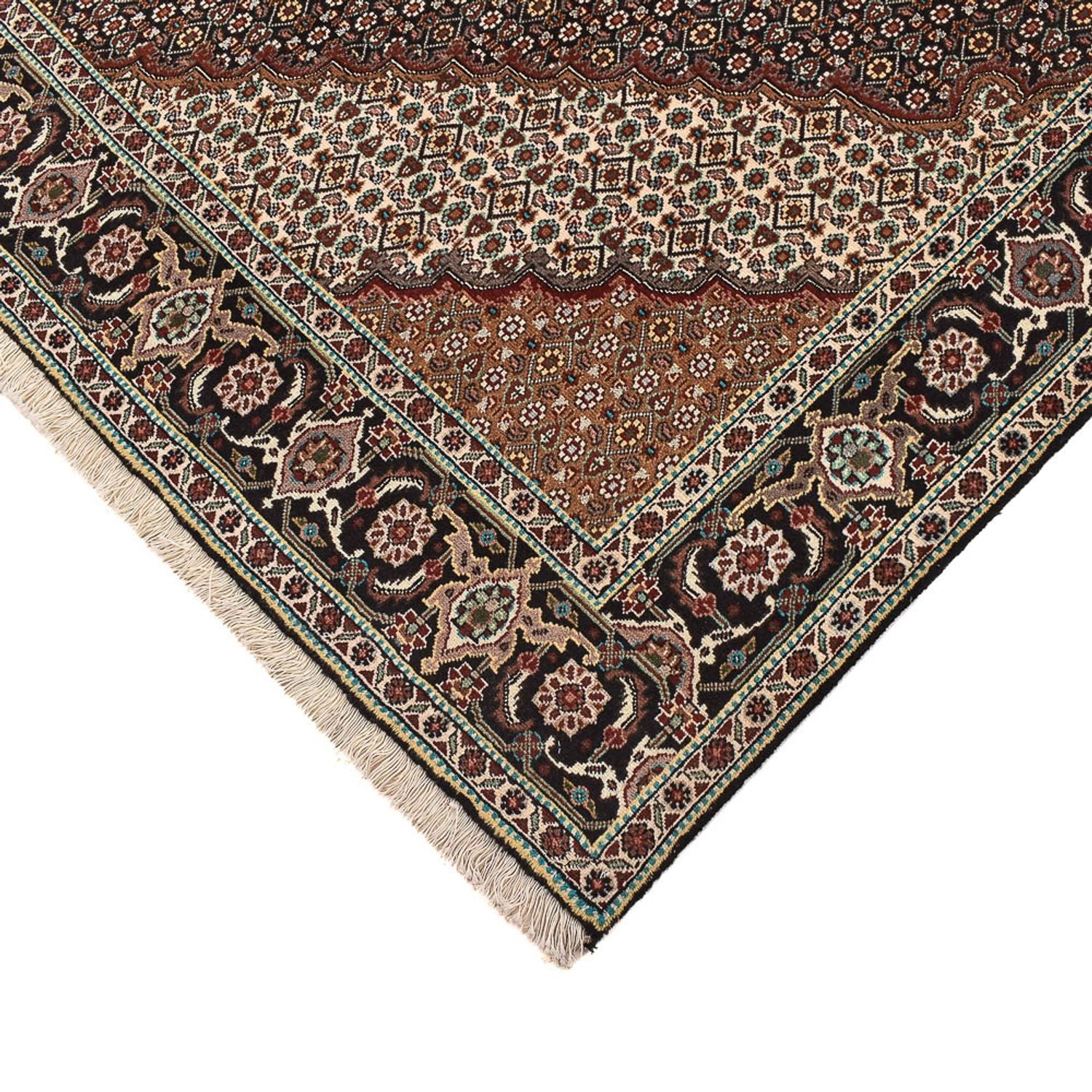 Perserteppich - Täbriz - Royal quadratisch  - 204 x 200 cm - braun
