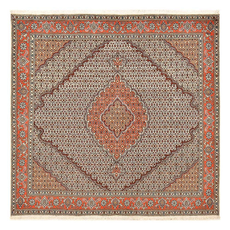 Perserteppich - Täbriz - Royal quadratisch  - 200 x 200 cm - sand