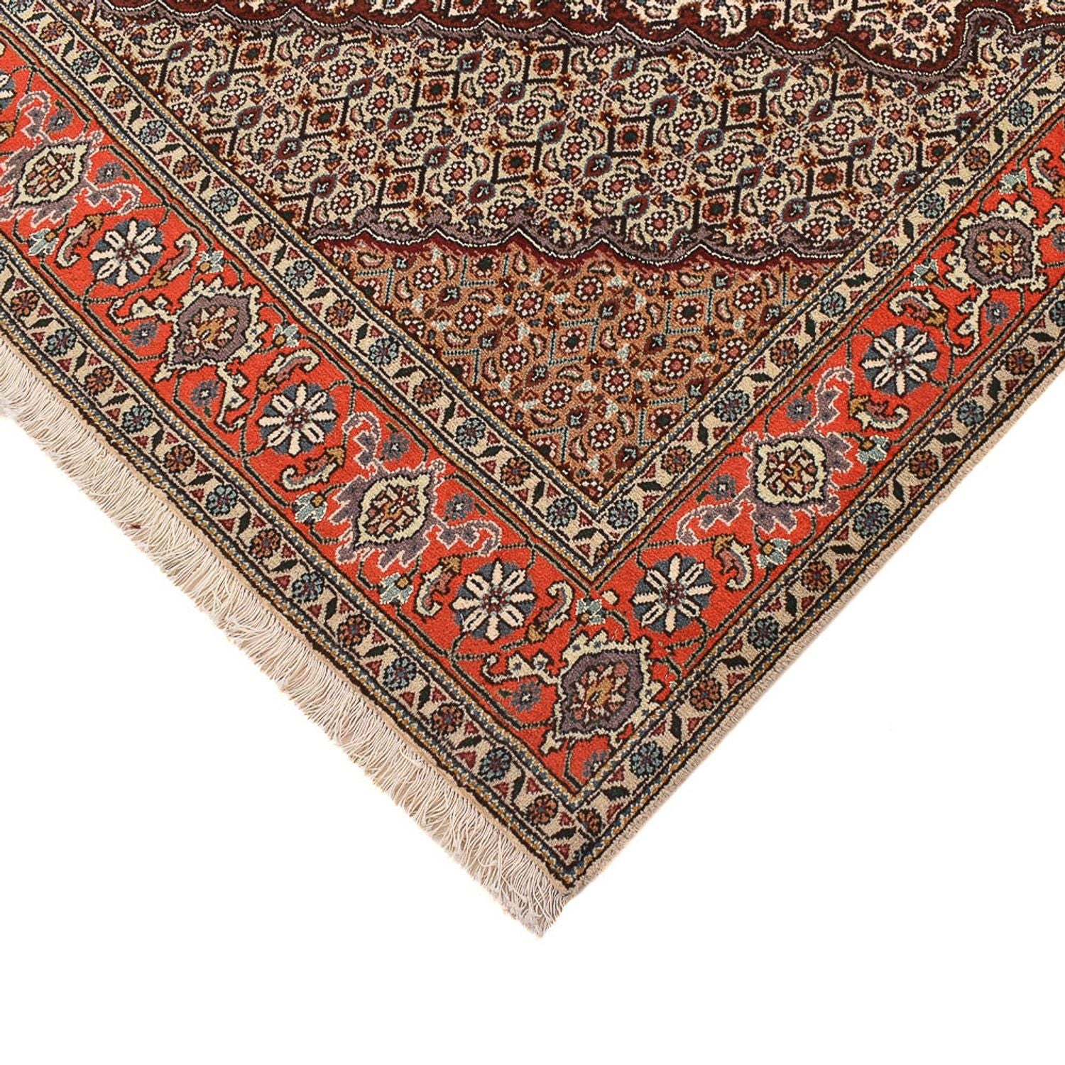 Perserteppich - Täbriz - Royal quadratisch  - 200 x 200 cm - sand