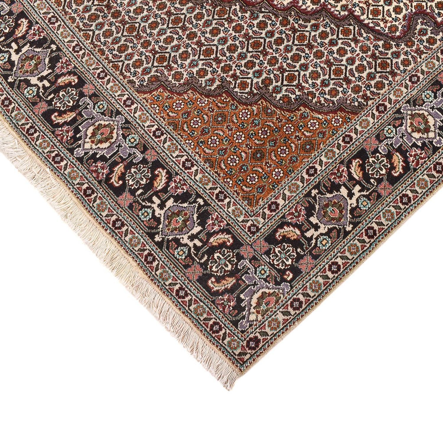 Perserteppich - Täbriz - Royal quadratisch  - 200 x 197 cm - hellbraun