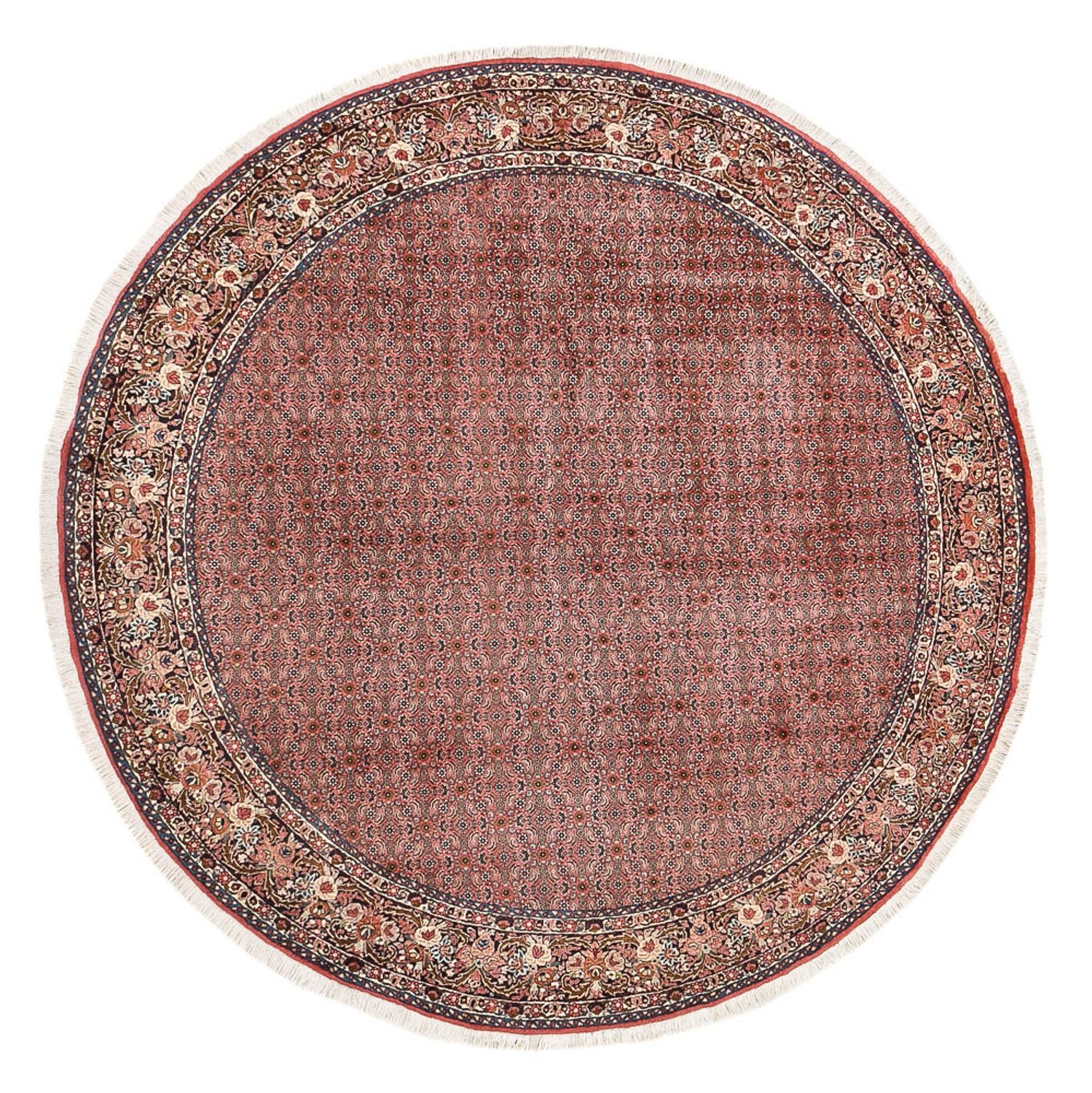 Perserteppich - Bidjar rund  - 300 x 300 cm - rost