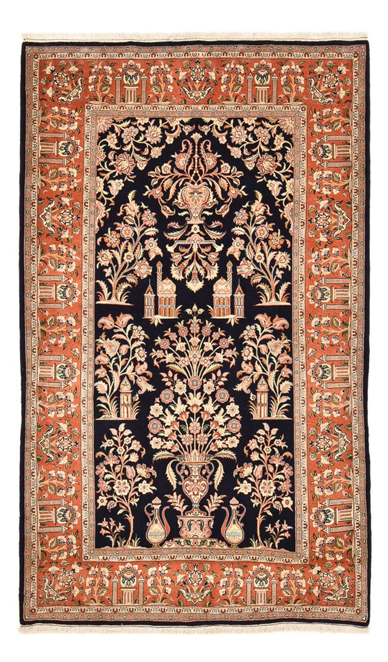 Perserteppich - Ghom - Royal - 270 x 157 cm - dunkelblau
