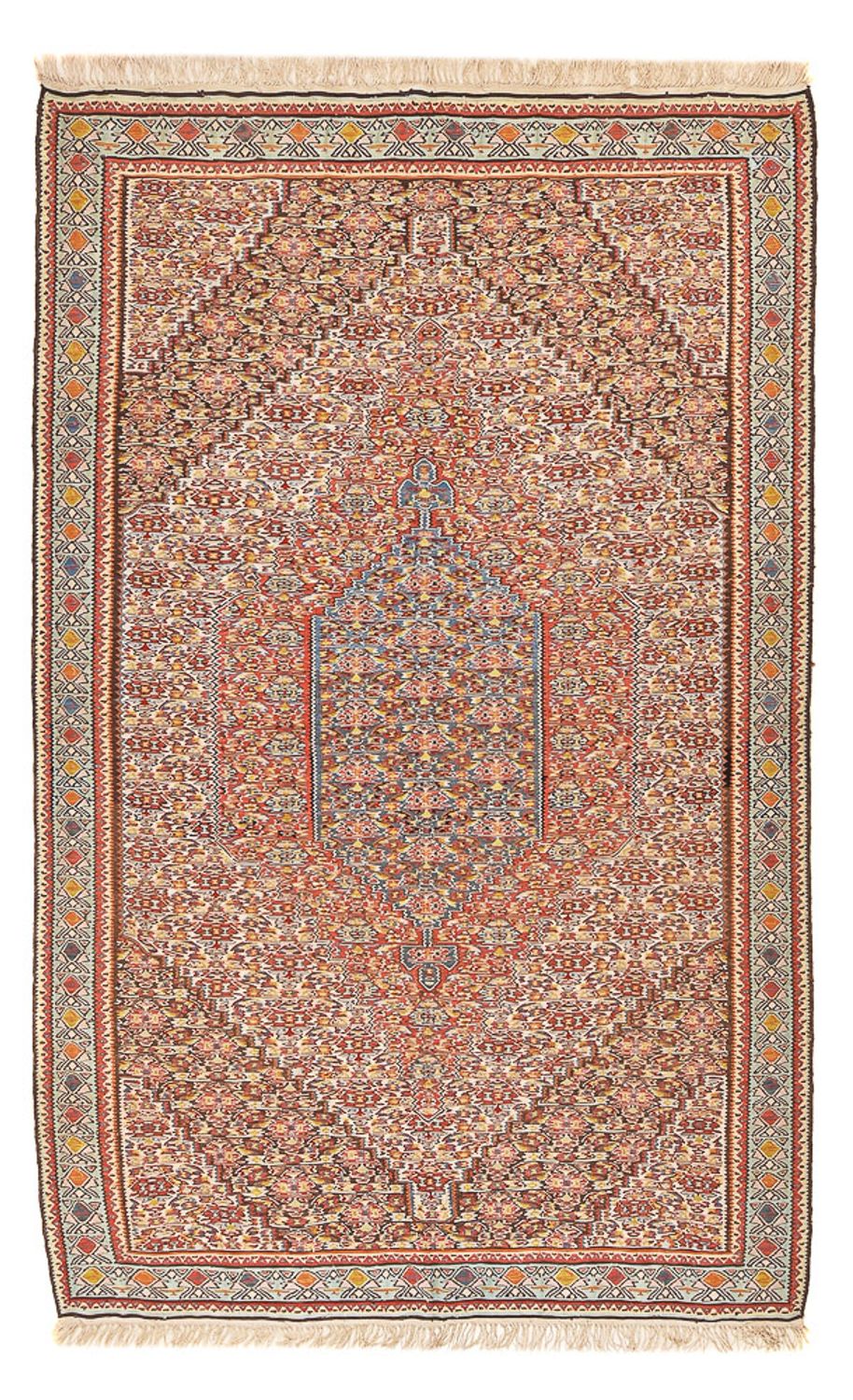 Kelim Teppich - Oriental - 260 x 160 cm - hellbraun