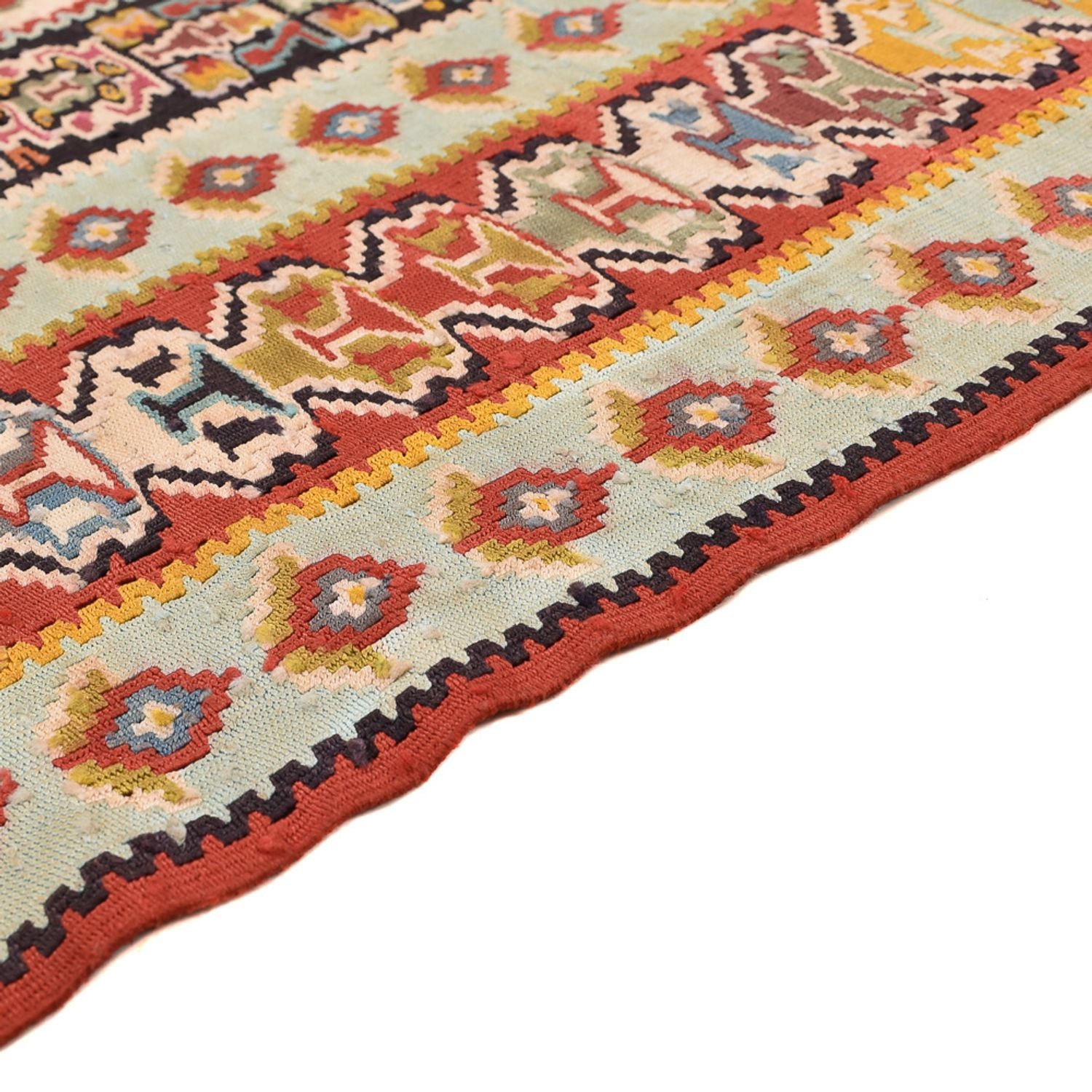 Kelim Teppich - Oriental - 250 x 160 cm - hellrot