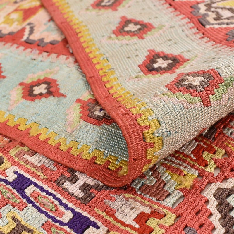 Kelim Teppich - Oriental - 270 x 158 cm - hellrot